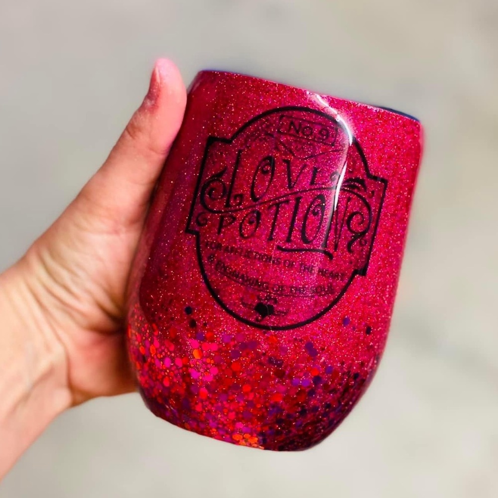 Glitter tumbler